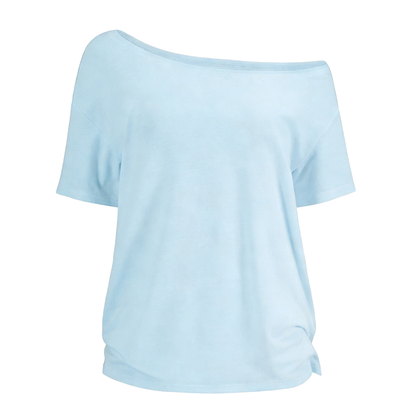 Women's Solid-Color Versatile Short-Sleeve Top