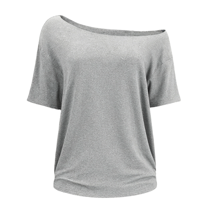 Women's Solid-Color Versatile Short-Sleeve Top
