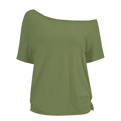 Women's Solid-Color Versatile Short-Sleeve Top