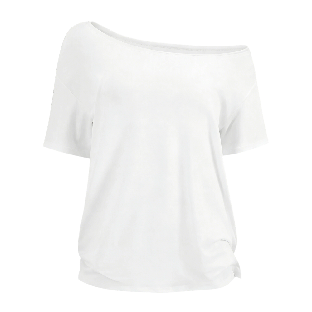 Women's Solid-Color Versatile Short-Sleeve Top